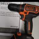 BLACK+DECKER 20V MAX Cordless Drill/Driver Kit with Battery, Charger, and Double Ended Bit (BDCDD120C)