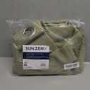 Sun Zero Easton Energy Saving Blackout Grommet Curtain Panel, 40" x 84", Sage Green
