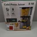 EanOruus Slow Juicer, 3-in-1 Masticating Juicer with 6.5" Extra-Wide Feed Chute, 100oz Large Capacity, Powerful AC Motor, Ideal for Juice, Nut Milk & Sorbet, Premium Gray