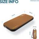 LOSTHORIZON Air & Foam Camping Mattress, Self-Inflating Sleeping Pad, 3" Thick, with Pump Sack, Slim Single