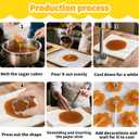 Cake Pop Mold Kit,Cake Pop Cutter, Pusher, 100pcs Cake Pop Sticks, Durable Cake Pop Maker for Cakepops, Lollipops, Chocolates, Candies & Cookies