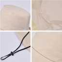 Women-Sun-Hat Safari-Sun-Protection-Bucket Fishing-Hat UV Protection Hiking (Beige)