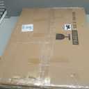 Coffee Table for Living Room Mid Century Modern Center Table with Glass Top and Wood, Brown/Walnut (36 Inch)