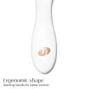 T3 Detangle Duo Brush Set | Detangling Brush and Shower Comb Set | Comb to Disperse Liquid & Brush to Detangle Wet Hair| For All Hair Lengths and Textures, white, 1 Count (Pack of 1)