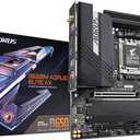 GIGABYTE B650M AORUS Elite AX AMD AM5 mATX Motherboard, Support Ryzen 9000/8000/7000 Series, DDR5, 12+2+2 Power Phase, PCIe 5.0 M.2, USB-C 3.2 Gen 2, WIFI6E, 2.5GbE, EZ-Latch, Q-Flash, RGB Fusion