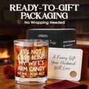 AXIARA Husband Birthday Gifts for Men - 11 oz Engraved Crystal Whiskey Glasses - Anniversary Wedding Gift for Him, Birthday Gifts for Husband from Wife, I Love You Gift for Him Men
