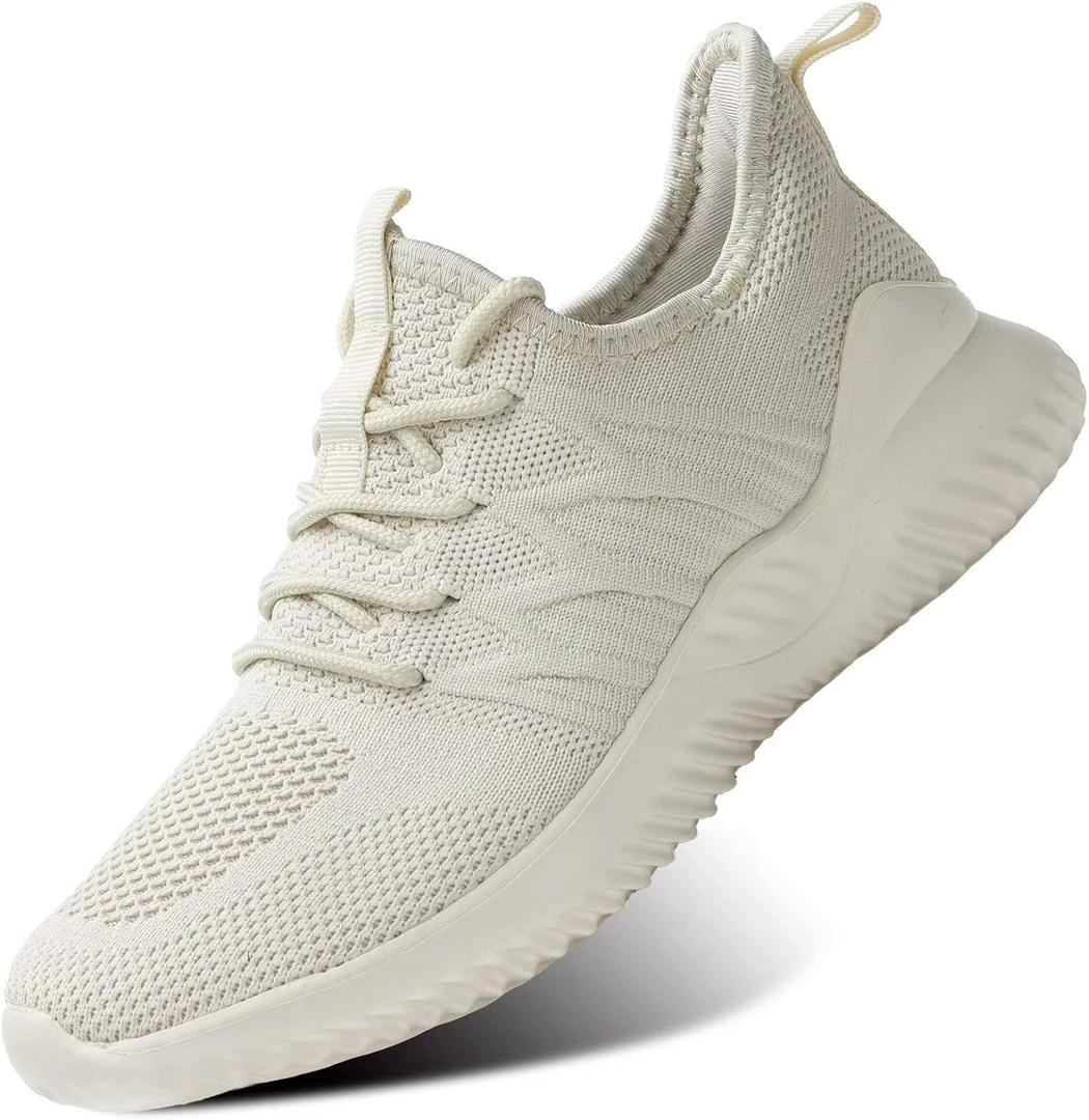 KEEZMZ Womens Ladies Walking Running Shoes Slip On Lightweight Casual Tennis Sneakers Clothes Shoes,  Shoe Height Map Low Top, Fit to Size Sentiment: True To Size, Platform Height 3 Inches
