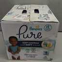 Pampers Pure Baby Diapers, Size 4 (22-37 lbs), 58, Up to 100% Leakproof, Premium Hypoallergenic Soft Diapers