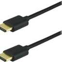 GE HDMI Cable Kit, 6ft. HDMI Cable with Mini HDMI Adapter and Micro HDMI Adapter, High Speed with Ethernet, Gold Connectors - Bl