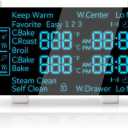New Upgraded DE07-00130A Range LED Display Board Compatible with Samsung Electric Range -Oven/Stove Fits Model NE59J7750WS/AA NE59J7850WG/AA NE59J7850WS/AA NE59J7750WS/AC