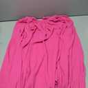Eytino Women's Plus Size Tops Sexy V Neck Smocked Long Sleeve Casual Chiffon Blouse Flowy Work Shirts(1X-5X) (3X, Bright Pink)