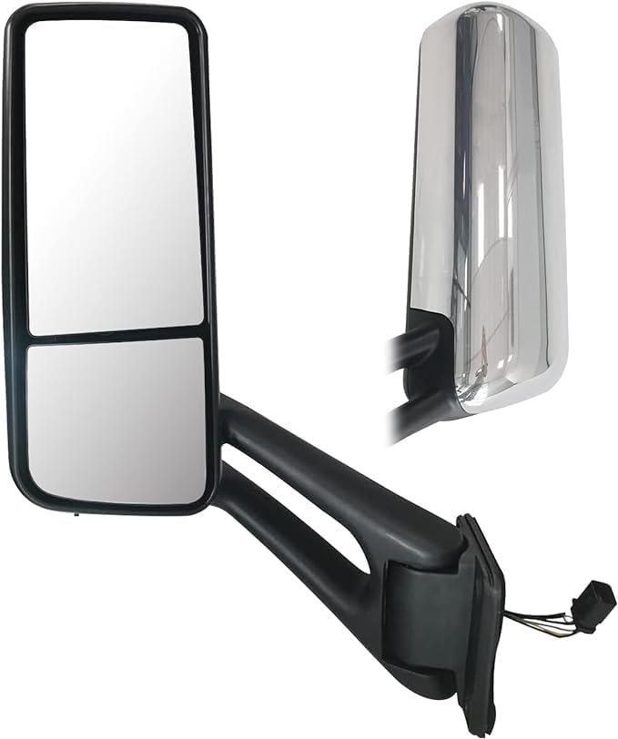 Chrome Door mirror assembly fit for Truck Peterbilt 579 567 Power Heated LH Driver Side