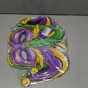 mardi gras Door Decorations, Jester Mask Front Door Sign, Jester Mask Wood mardi gras Door Hanger for Door Wall Hanging Decoration, Carnival Holiday Party Decor Supplies