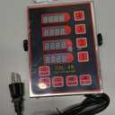 1 Pack 4-Channel Digital Kitchen Timer, Commercial Cooking Timer with Loud Alarm, Large LCD Display, for Restaurants, Baking, Labs, Multiple Independent Countdown Timers