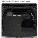Cargo Liners Backrest Mat for Hyundai Palisade Accessories 2026 with Hook&Loop Rear Trunk Mat Rear Seat Back Cover Protector All Weather Anti-Slip Split Dog Liner