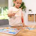 Melissa & Doug Magnetic Wooden Fishing Game and Puzzle with Wooden Ocean Animal Magnets