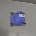 YEOREO SoftHue Women Halter Sports Bra Impact Longline Strappy Bra V Neck Padded Open Back Workout Gym Crop Top Size Large, Blue