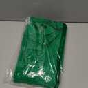 Allegra K Women Pleated Skirt Midi Length Elastic High Waisted A Line Metallic Shirring Party Skirts (Green) 3X-Large