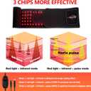 USUIE Red Light Therapy Belt, Infrared Light Therapy Wrap Red Light Therapy Device for Body with Timer for Back Shoulder Waist Muscle Pain Relief for Gift Women Men Gift