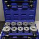 Orion Motor Tech Bushing Press Kit, 27pc Pull and Press Sleeve Kit for Most LCV HGV Engine Cars Vehicles, Universal Seal Bearing Bushing Removal Installation Tool Kit 5 Pulling Spindles with Nuts Case