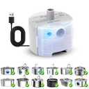 OYES Cat Water Fountain Pump,Cat Fountain Pump Replacement Pump SMA-800 Submersible Motor,Pet Water Fountain Pump for Stainless Steel Cat Water Dispenser (Bottom pumping)