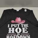 I Put the Hoe in Hoedown, Funny Country Western T-Shirt Women's 2XL