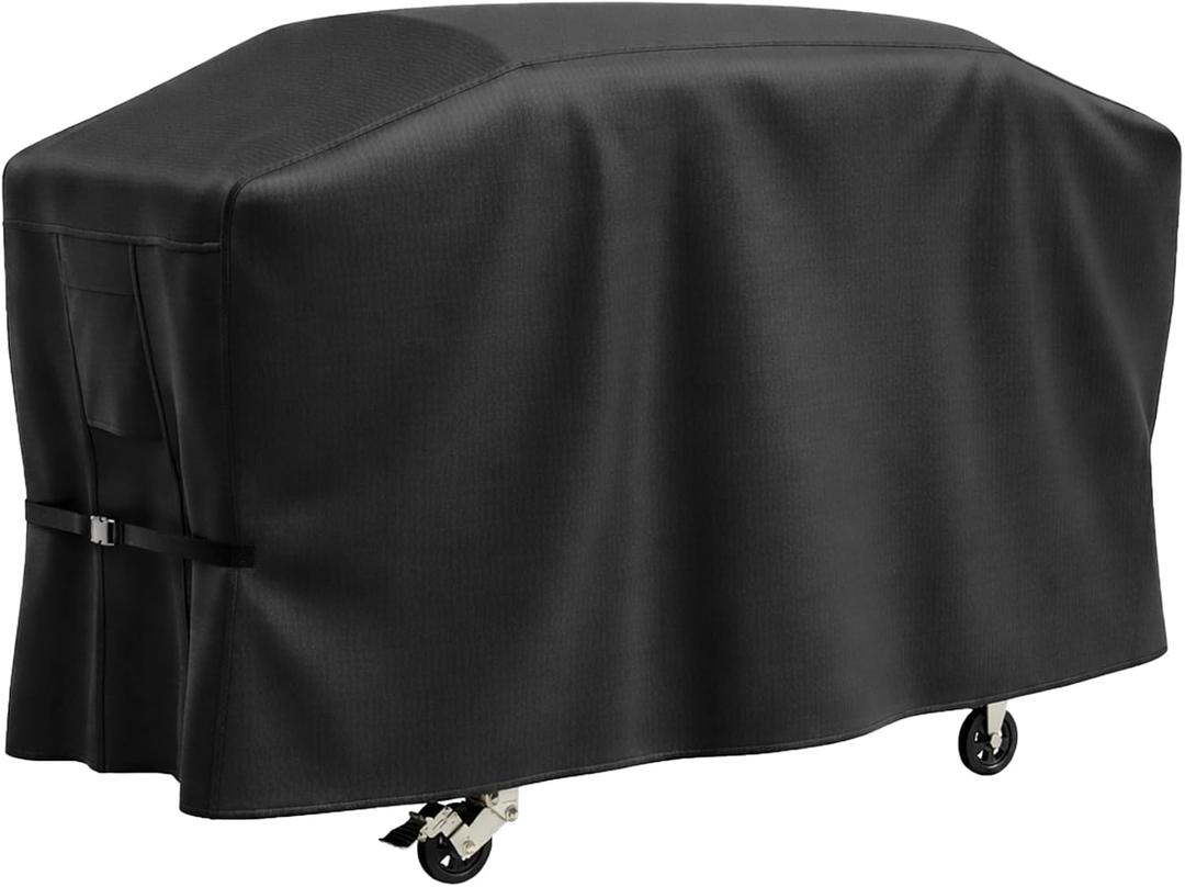 BEOTBRMI Grill Cover for Outdoor Grill, Griddle Cover for Blackstone 28" Griddle, Waterproof, AntiUV 5483 BBQ Grill Cover with Air Vent and ClickClose Straps, 2 Burner Flat Top Gas Grill Cover