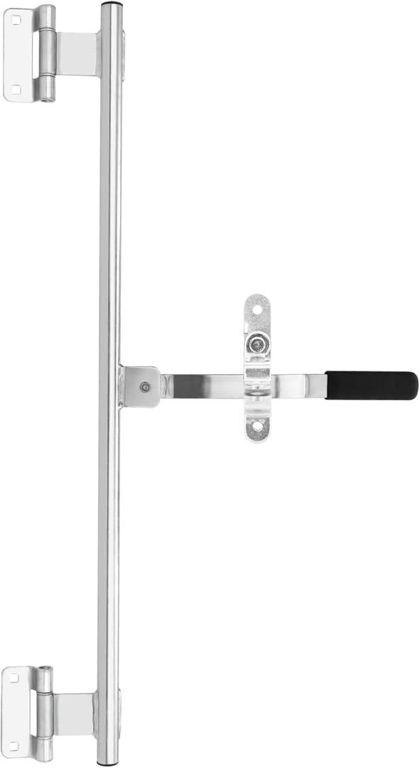 LONFFERY 36" Enclosed Trailer Door Latch, Cargo Hinged Cam Bar Lock,Hinged Hasp Latch Handle Assembly Side, Swing, Folding Ramp, RV Hauler Fold Down Door