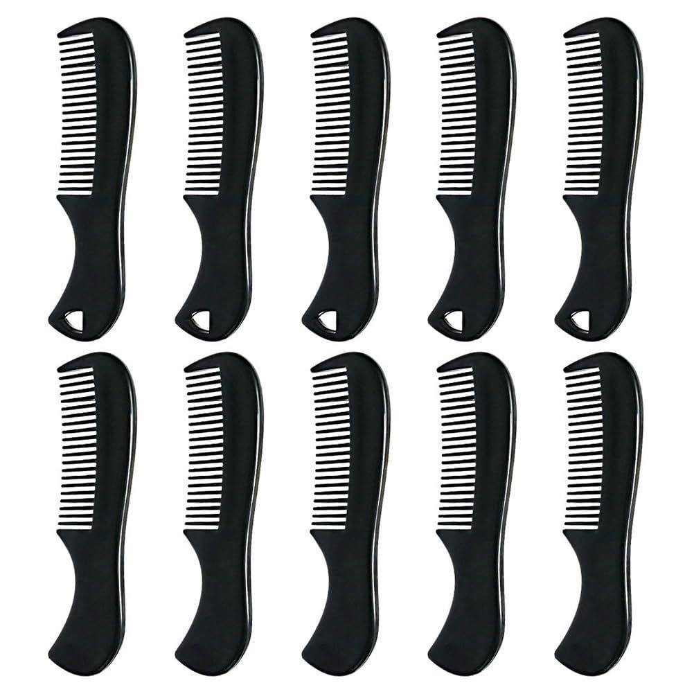 Beard Comb for Men: Mini Hair Comb - 10Pcs Mustache Beard Plastic Pocket Sized Hairdressing
