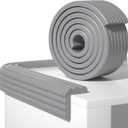 Edge Protector,Baby Proofing Baby Edge Protector Strip Safety,Soft Rubber Foam Padding,Edge Corner Guards Protector Corner Edge Bumpers for Furniture (Grey, 6.56Ft x 3.15" W x 0.31" Th)