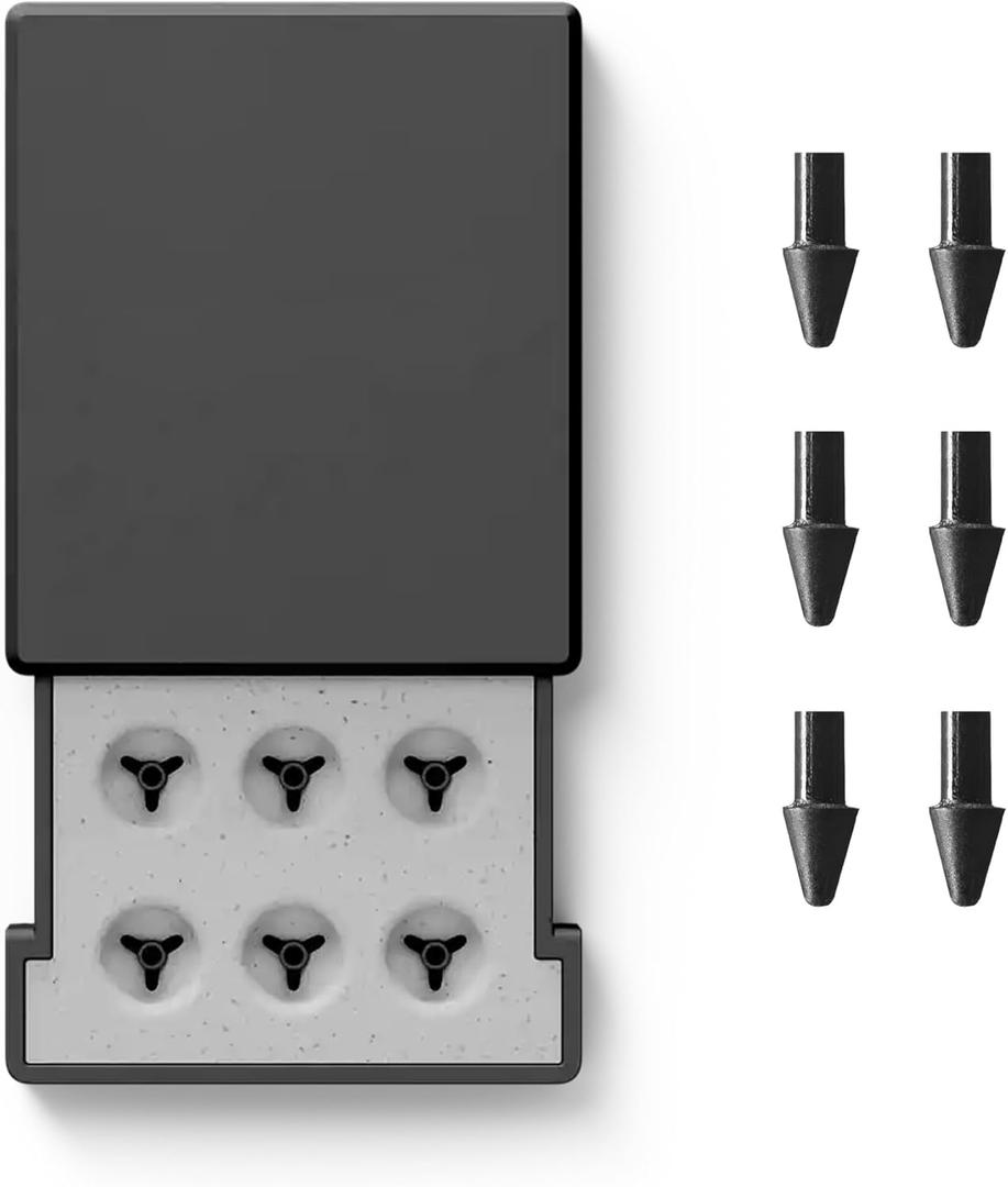 Original Remarkable Paper Pro Pen Replacement Tips - Set of 6 Durable Carbon-Filled Nibs for Precise Writing and Sketching