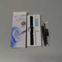 High-Definition Ear Wax Removal, Wireless Ear Cleaner, Safe and Gentle Ear Wax Removal Kit, Rechargeable Ear Cleaner with Camera and Light, Ear Cleaning Kit for Android and iOS (Black)