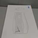 Wireless Keyboard and Mouse Combo, 2.4G Full Size Wave Keys Ergonomic Keyboard with Wrist Rest, Phone Holder, 3-Level DPI Wireless Silent Mouse with 6-Buttons, for Windows, Mac OS, Laptop, PC (Black)