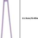 6 x 12PCS 11.5cm Straight Purple Plastic Tweezers DIY Jewelry Making Crafts Beads Tweezers for Picking and Placing Beads Craft Supplies