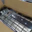 400W Heat Lamp for 60 Chickens Upgraded 12000H Large Chicken Coop Brooder Heater Carbon Fiber Bulb Waterproof Adjustable 2 Mode Temp Safe Design for Chicks Poultry Pets (Large) (Large(Includes 1 Frame + 1 Tube))