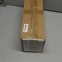 Small Christmas Tree, 20 inch Artificial Christmas Trees with Lights, Snow Flocked Xmas Tree with Burlap Base for Table Top Desktop Home Office Christmas Holiday Decorations,Silver