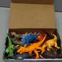 Kimicare Kids Dinosaur Figures Toys, 18 Pcs Plastic Dinosaur Toys for Kids 3-5, STEM Educational Realistic Dinosaurs Figurine Playset for Toddlers, 5 to 7 Inch Dino Toy Birthday Gifts Boys Girls