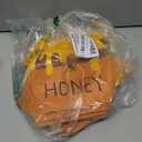 Bacideler Bee Themed Party Favor Bags Honey Bee Pot Gift Bags with Handles Honey Jars Goodie Treat Bags for Bee Day Baby Shower First Birthday Wedding Party Gifts Bag Pack of 8