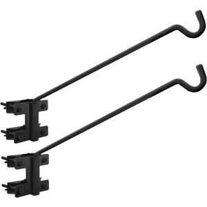 Heavy Duty Deck Hooks for Hanging Plants, Extension, Fence Hook for Flower Baskets, Bird Feeders, Wind Chimes, Outdoor Lights