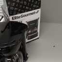 Elite Gourmet EHC4128 Automatic 4-Cup Brew & Drip Coffee Maker with Pause N Serve, Glass Carafe, Reusable Filter, On/Off Switch, Keep Warm, Water Level Indicator, Black