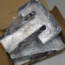 Zoreal Galvanized EAT Sign Rustic Metal Letters Free Standing Decorative Sign Wall Decor