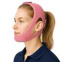 Chin Strap for CPAP Users | Comfortable Mouth Support to Encourage Closed Mouth Positioning Nasal Breathing for Men and Women Who Breathe Through The Mouth During Sleep by PIDOTI (Pink, L-XL)