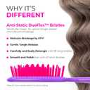 FHI Heat UNbrush Detangling Brush for Pain-Free Brushing on All Wet or Dry Hair Types Durable DuoFlex Anti-Static Bristles, Lightweight Handle, Vented Hair Brush