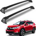 Roof Rack Cross Bars Compatible with Honda CRV 2012-2016(with Flush Side Rails) CR-V Aluminum Crossbars Rails Rooftop Bike Snowboard Skiboard Luggage Rack Cargo Carrier