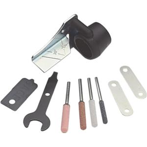 Dremel 1453 Chainsaw Sharpening Kit, Rotary Tool Accessory Set with Sharpening Angle Guide Attachment and Grinding Stones