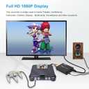 RCA Svideo to HDMI Converter with AV + S-Video Cables, RCA Composite CVBS AV or Svideo + R/L Audio Input to HDTV Output Upscale Converter