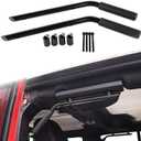 Voodonala Black Rear Grab Handles Roll Bar for 2007-2018 Jeep JK Wrangler Unlimited 4-Door (Aluminum Alloy)