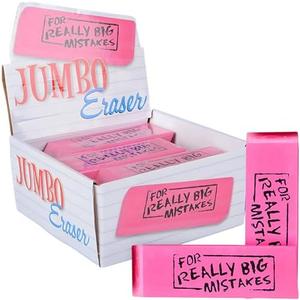Rhode Island Novelty Jumbo Big Mistake Wedge Erasers 1Pc