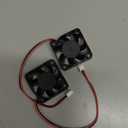 ANVISION 2-Pack 40mm x 10mm DC 5V Brushless Cooling Fan, Dual Ball Bearing, 2-Pin