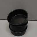 E-far 5 Inch Cake Pan Set of 3, Nonstick Stainless Steel Small Baking Pans Tins, Round Bakeware for Layer Cakes, Stainless Steel Core & Non-Toxic Coating, Straight Side & 2 Inch Deep